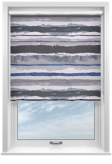 Watercolour, Marine - Twist&Fit Roller Blind
